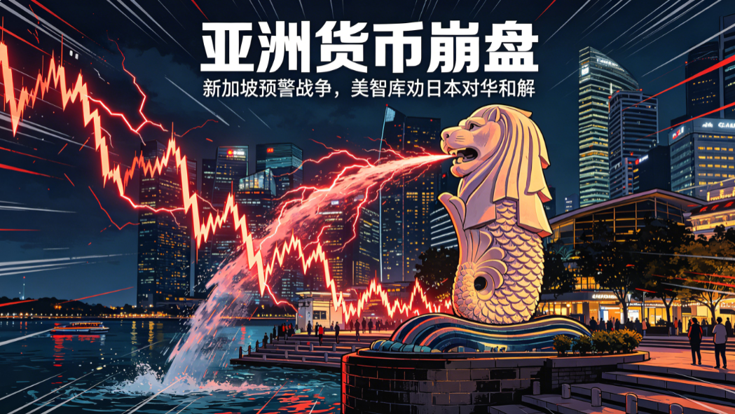 亚洲货币崩盘，新加坡预警战争，美智库劝日本对华和解
